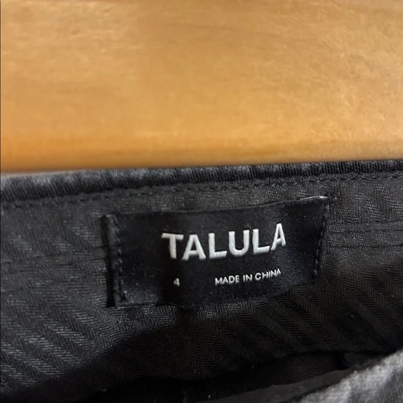 Talula Coated Black Cigarette Pants - Picture 4 of 8